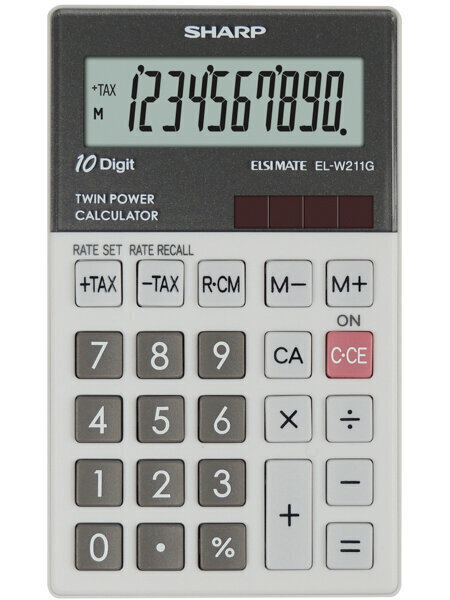 Laskin Sharp EL-W211G hinta ja tiedot | Toimistotarvikkeet | hobbyhall.fi