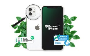 Tehdashuollettu puhelin iPhone 12 64GB White hinta ja tiedot | Renewd Matkapuhelimet ja tarvikkeet | hobbyhall.fi