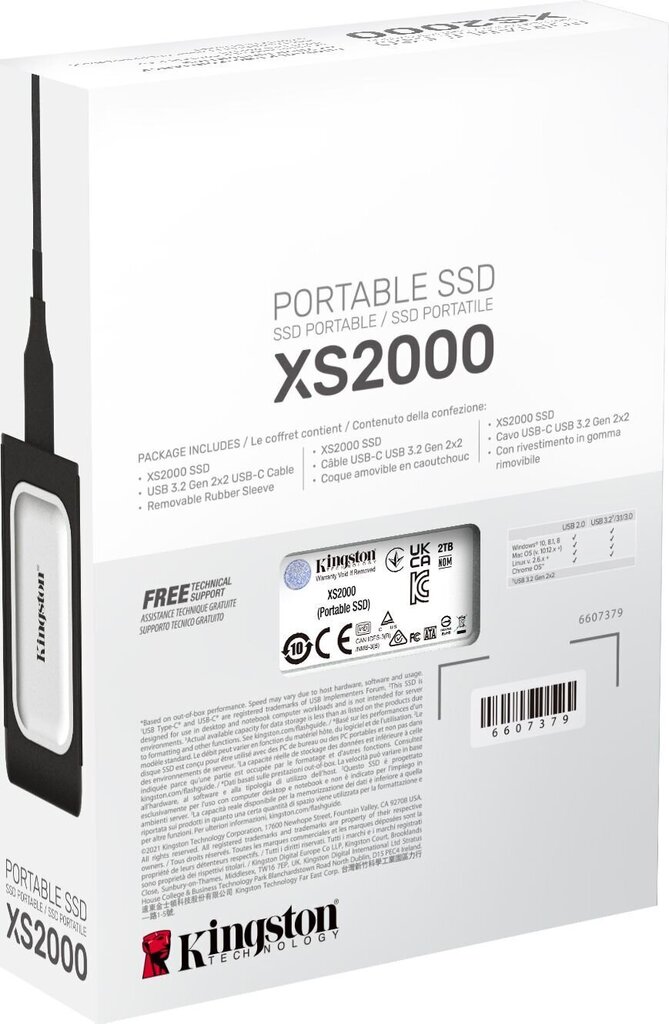 Kingston SXS2000/2000G hinta ja tiedot | Kovalevyt | hobbyhall.fi