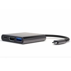 4smarts Multimedia Adapter USB-C to USB / HDMI / USB-C hinta ja tiedot | Adapterit | hobbyhall.fi