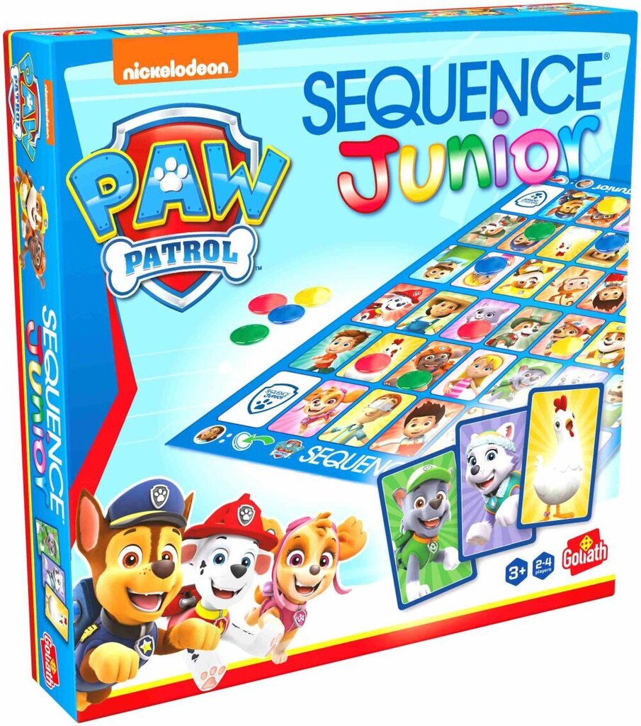 Sequence Junior -pöytäpeli, Paw Patrol hinta ja tiedot | Lautapelit ja älypelit | hobbyhall.fi