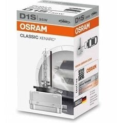 Auton ksenonlamppu Osram Xenarc Classic D1S 35W PK32D-2 hinta ja tiedot | Osram Autotuotteet | hobbyhall.fi