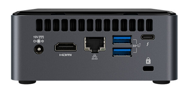 Intel NUC NUC10i7FNHN UCFF i7-10710U 1,1 GHz, Windows 10, 64-bit hinta ja tiedot | Pöytätietokoneet | hobbyhall.fi