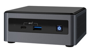 Intel NUC NUC10i7FNHN UCFF i7-10710U 1,1 GHz, Windows 10, 64-bit hinta ja tiedot | Pöytätietokoneet | hobbyhall.fi