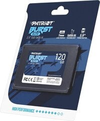 Patriot PBE 120GS25 SSDR hinta ja tiedot | Patriot Tietokoneet ja pelaaminen | hobbyhall.fi