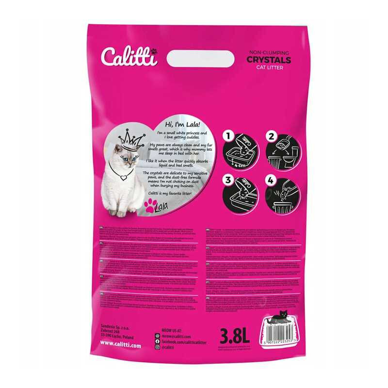 Calitti Crystals Lavender silikonihiekka, 3,8 l hinta ja tiedot | Kissanhiekka | hobbyhall.fi