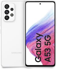 Samsung Galaxy A53 5G 8/256GB Dual SIM White SM-A536BZWLEUE hinta ja tiedot | Matkapuhelimet | hobbyhall.fi