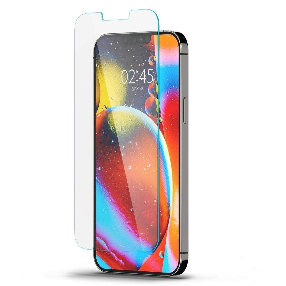 Näytönsuoja Spigen Glass TR Slim FC karkaistu lasi, sopii iPhone 13 mini -puhelimelle hinta ja tiedot | Näytönsuojakalvot ja -lasit | hobbyhall.fi