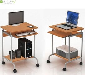Techly liikkuva työpöytä 600x450 pyökki hinta ja tiedot | Techly Huonekalut ja sisustus | hobbyhall.fi