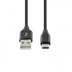 Toti 1M231-BLK USB A / Type C 1 m hinta ja tiedot | Toti Puhelimet, älylaitteet ja kamerat | hobbyhall.fi
