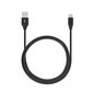 Toti 1M231-BLK USB A / Type C 1 m hinta ja tiedot | Puhelinkaapelit | hobbyhall.fi