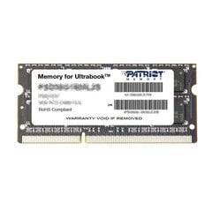 Patriot SODIMM Ultrabook DDR3 8GB hinta ja tiedot | Muisti (RAM) | hobbyhall.fi