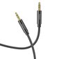 Hoco UPA19 Aux Audio Cable 3.5 mm -> 3.5 mm 2m Black hinta ja tiedot | Kaapelit ja adapterit | hobbyhall.fi