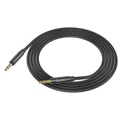 Hoco UPA19 Aux Audio Cable 3.5 mm -> 3.5 mm 2m Black hinta ja tiedot | Kaapelit ja adapterit | hobbyhall.fi