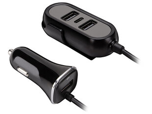 Tracer Multicharger With 3 USB 12-24V, laturi hinta ja tiedot | Puhelimen laturit | hobbyhall.fi