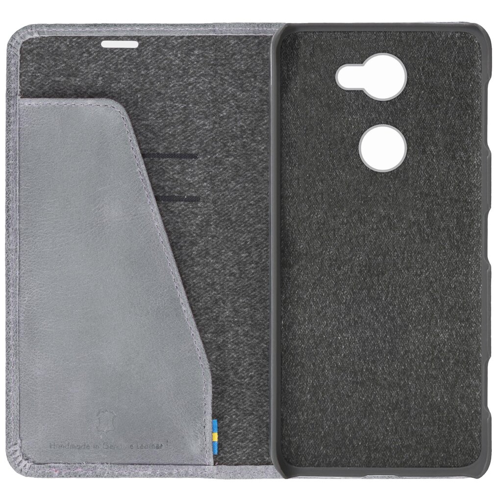 Sony Xperia L2 suojakotelo Krusell Sunne 2 Card Foliowallet, harmaa hinta ja tiedot | Puhelimen kuoret ja kotelot | hobbyhall.fi