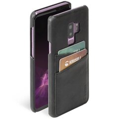 Samsung Galaxy S9+ suojakuori Krusell Sunne 2 Card, musta hinta ja tiedot | Puhelimen kuoret ja kotelot | hobbyhall.fi