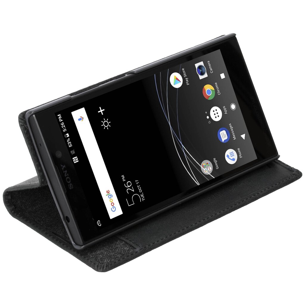 Sony Xperia L2 suojakotelo Krusell Sunne 2 Card Foliowallet, musta hinta ja tiedot | Puhelimen kuoret ja kotelot | hobbyhall.fi