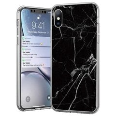 Apple iPhone 11 Pro Max suojakuori Wozinsky Marble, musta hinta ja tiedot | Puhelimen kuoret ja kotelot | hobbyhall.fi