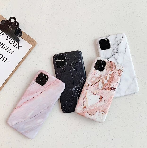 Apple iPhone 11 Pro suojakuori Wozinsky Marble, musta hinta ja tiedot | Puhelimen kuoret ja kotelot | hobbyhall.fi