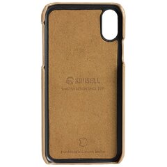 Apple iPhone X / XS suojakuori Krusell Sunne 2 Card, ruskea hinta ja tiedot | Puhelimen kuoret ja kotelot | hobbyhall.fi
