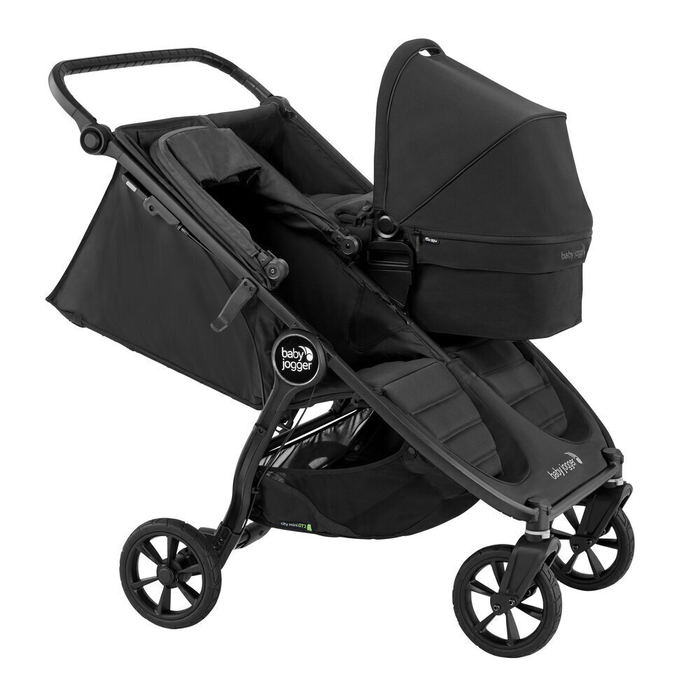 Kaksoisrattaat Baby Jogger Citi Mini GT2, Slate hinta ja tiedot | Vaunut ja rattaat | hobbyhall.fi