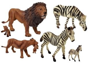 Figuurisarja Safari Animals Lean Toys hinta ja tiedot | Tyttöjen lelut | hobbyhall.fi