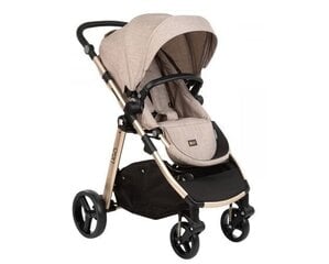 Universal vaunu Kikkaboo Ugo 3in1, Beige Melange hinta ja tiedot | Vaunut ja rattaat | hobbyhall.fi