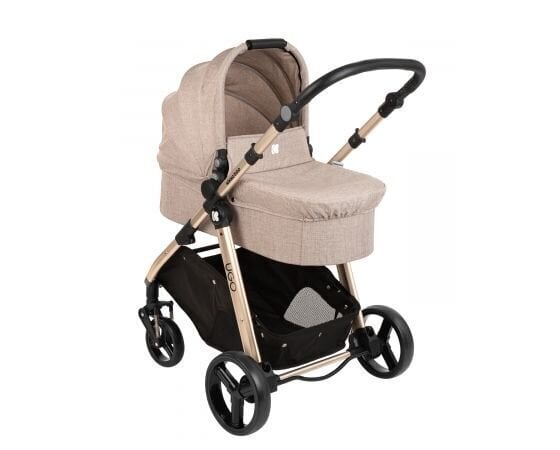 Universal vaunu Kikkaboo Ugo 3in1, Beige Melange hinta ja tiedot | Vaunut ja rattaat | hobbyhall.fi