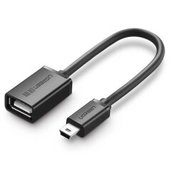 OTG mini USB adapteri UGREEN US249 (musta) hinta ja tiedot | Adapterit | hobbyhall.fi