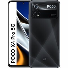 POCO X4 Pro 5G, 256 Gt, Dual-SIM, Musta hinta ja tiedot | Matkapuhelimet | hobbyhall.fi