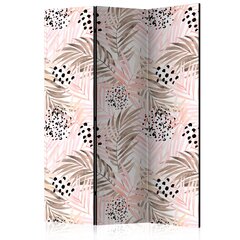 Sermi - Pink Palm Leaves [Room Dividers] hinta ja tiedot | Sermit ja tilanjakajat | hobbyhall.fi