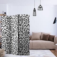 Sermi - Black and White Maze [Room Dividers] hinta ja tiedot | Sermit ja tilanjakajat | hobbyhall.fi