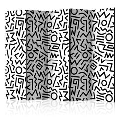 Sermi - Black and White Maze II [Room Dividers] hinta ja tiedot | Sermit ja tilanjakajat | hobbyhall.fi