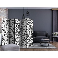 Sermi - Black and White Maze II [Room Dividers] hinta ja tiedot | Sermit ja tilanjakajat | hobbyhall.fi