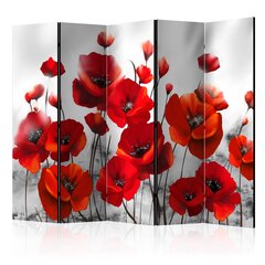 Sermi - Poppies in the Moonlight II [Room Dividers] hinta ja tiedot | Sermit ja tilanjakajat | hobbyhall.fi