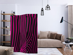 Sermi - Zebra pattern (violet) [Room Dividers] hinta ja tiedot | Sermit ja tilanjakajat | hobbyhall.fi