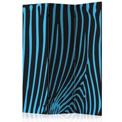 Sermi - Zebra pattern (turquoise) [Room Dividers] hinta ja tiedot | Sermit ja tilanjakajat | hobbyhall.fi