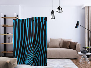 Sermi - Zebra pattern (turquoise) [Room Dividers] hinta ja tiedot | Sermit ja tilanjakajat | hobbyhall.fi