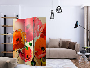 Sermi - Velvet Poppies [Room Dividers] hinta ja tiedot | Sermit ja tilanjakajat | hobbyhall.fi