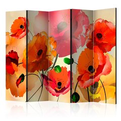 Sermi - Velvet Poppies II [Room Dividers] hinta ja tiedot | Sermit ja tilanjakajat | hobbyhall.fi