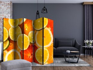 Sermi - Citrus fruits II [Room Dividers] hinta ja tiedot | Sermit ja tilanjakajat | hobbyhall.fi