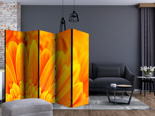 Sermi - Yellow gerbera daisies II [Room Dividers] hinta ja tiedot | Sermit ja tilanjakajat | hobbyhall.fi