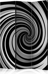 Sermi - Black and white swirl [Room Dividers] hinta ja tiedot | Sermit ja tilanjakajat | hobbyhall.fi