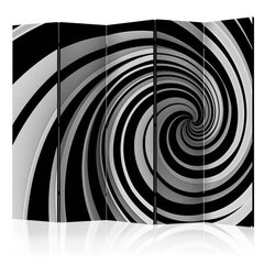 Sermi - Black and white swirl II [Room Dividers] hinta ja tiedot | Sermit ja tilanjakajat | hobbyhall.fi