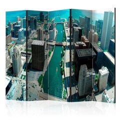 Sermi - Urban architecture of Chicago II [Room Dividers] hinta ja tiedot | Sermit ja tilanjakajat | hobbyhall.fi