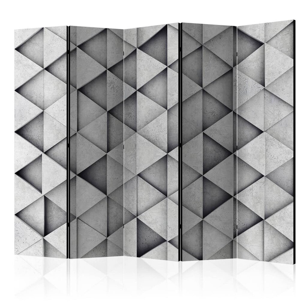 Sermi - Grey Triangles II [Room Dividers] hinta ja tiedot | Sermit ja tilanjakajat | hobbyhall.fi