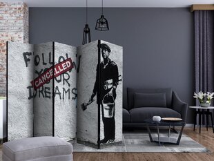Sermi - Dreams Cancelled (Banksy) II [Room Dividers] hinta ja tiedot | Sermit ja tilanjakajat | hobbyhall.fi