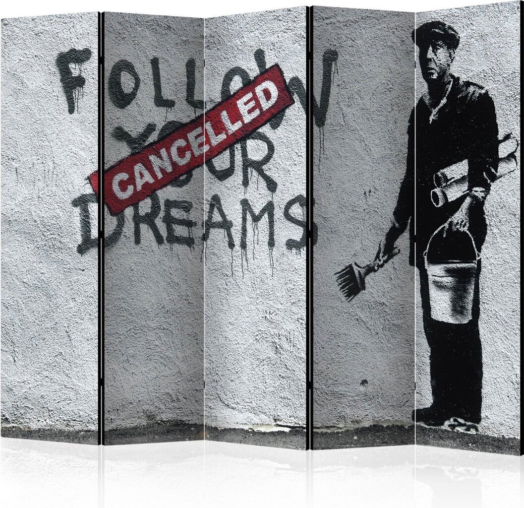 Sermi - Dreams Cancelled (Banksy) II [Room Dividers] hinta ja tiedot | Sermit ja tilanjakajat | hobbyhall.fi