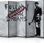 Sermi - Dreams Cancelled (Banksy) II [Room Dividers] hinta ja tiedot | Sermit ja tilanjakajat | hobbyhall.fi